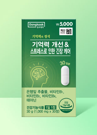 Dongkook Эмийн үйлдвэр – Ой тогтоолтыг дэмжих “Жор” (30 капсул, 30 хоногийн хэрэглээ)