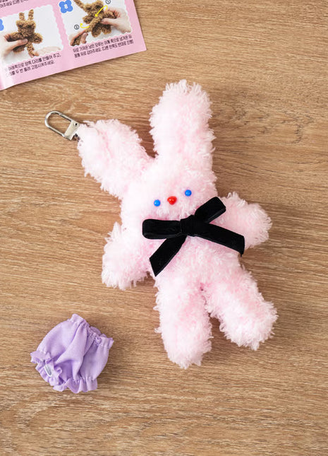 Ягаан зөөлөн үстэй хүүхэлдэйн түлхүүрийн оосор [өөрийн гараар хийх]