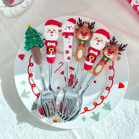 Зул сарын мөнгөлөг халбага, сэрээний багц