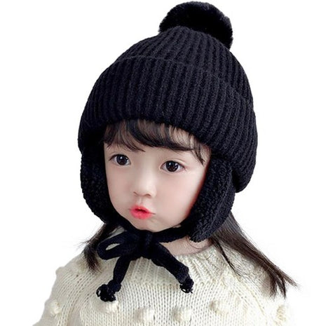 KizTree брэндийн хүүхдийн чихтэй, ноосон малгай