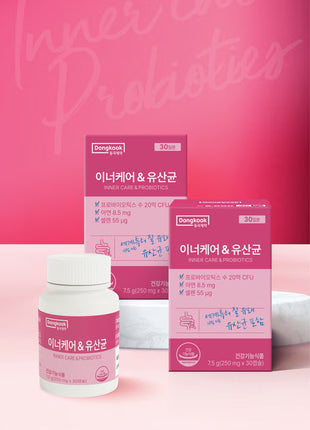 Dongkook Эмийн үйлдвэр – Эмэгтэйчүүдийн дотоод орчны тэнцвэрийг дэмжих пробиотиктой нэмэлт бүтээгдэхүүн (30 капсул)