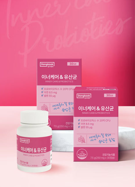 Dongkook Эмийн үйлдвэр – Эмэгтэйчүүдийн дотоод орчны тэнцвэрийг дэмжих пробиотиктой нэмэлт бүтээгдэхүүн (30 капсул)