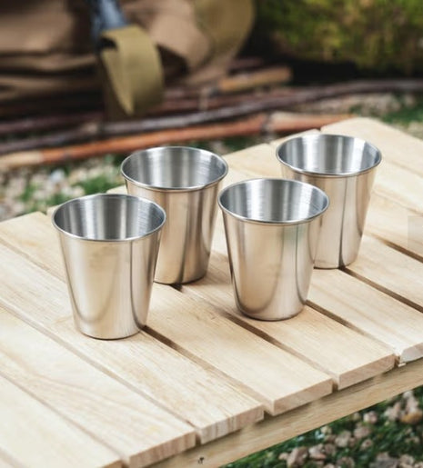 Camping зэвэрдэггүй ган аяга 70мл x 4