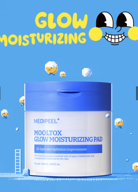 MEDIPEEL+ Mooltox glow moisturizing pad  50ш
