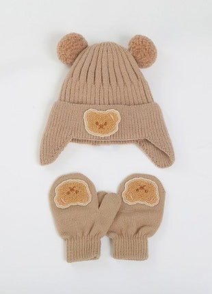 Bobobo Kids брэндийн өвлийн малгай, бээлийний хослол