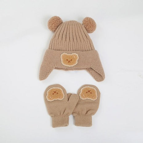 Bobobo Kids брэндийн өвлийн малгай, бээлийний хослол