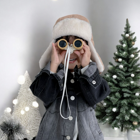 Хүүхдийн чихтэй дулаан өвлийн малгай