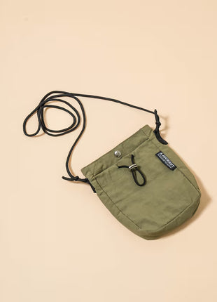 Khaki нарийн оосортой цүнх