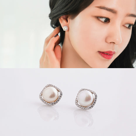 Испани сувдан шигтгээтэй ээмэг