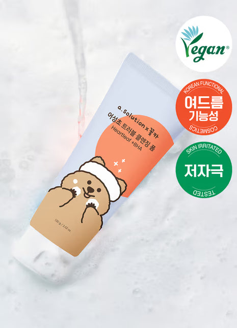 A.Solution Heartleaf+BHA Cleansing Foam 100гр