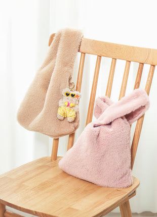 Bodle Fur дөрвөлжин цүнх