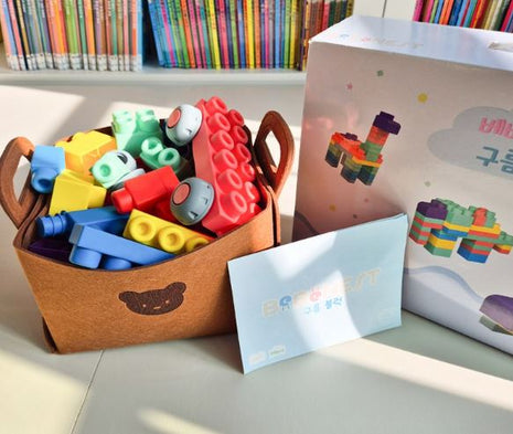 BebeNest брэнд Зөөлөн үүлэн хэлбэрийн эвлүүлдэг блок 80ш