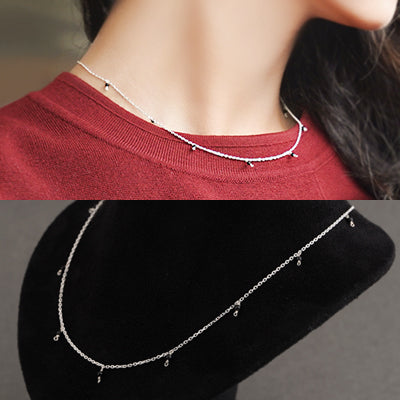 Хар кулонтай цэвэр мөнгөн гинж