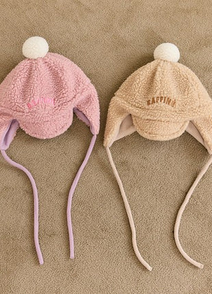 Tablier хүүхдийн чихтэй, үслэг дулаан малгай