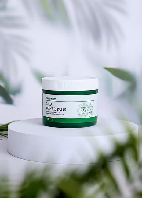 CICA-тай тайвшруулах toner pad
